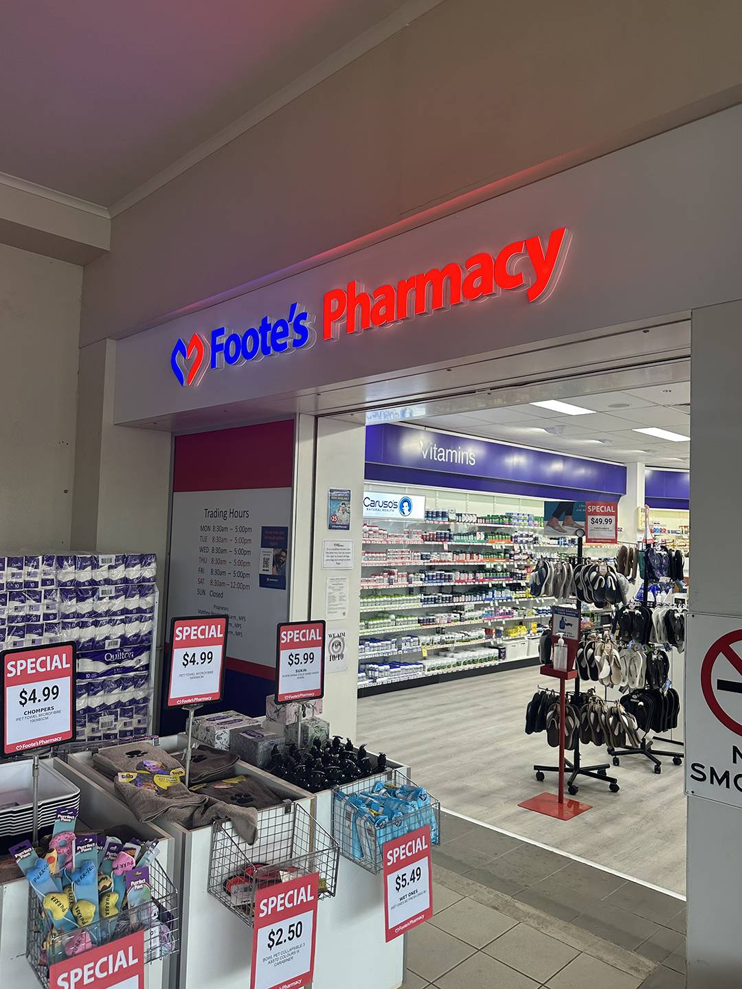 Foote's Pharmacy 3D Printed Building Signage