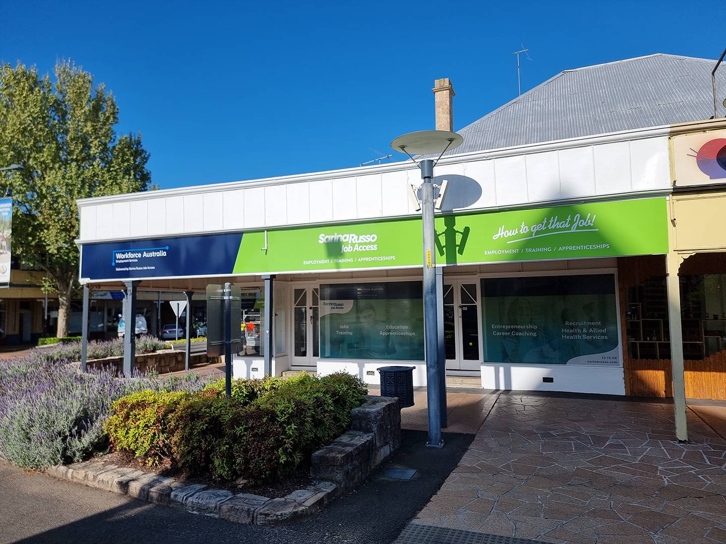 Sarina Russo Building Signage Warwick