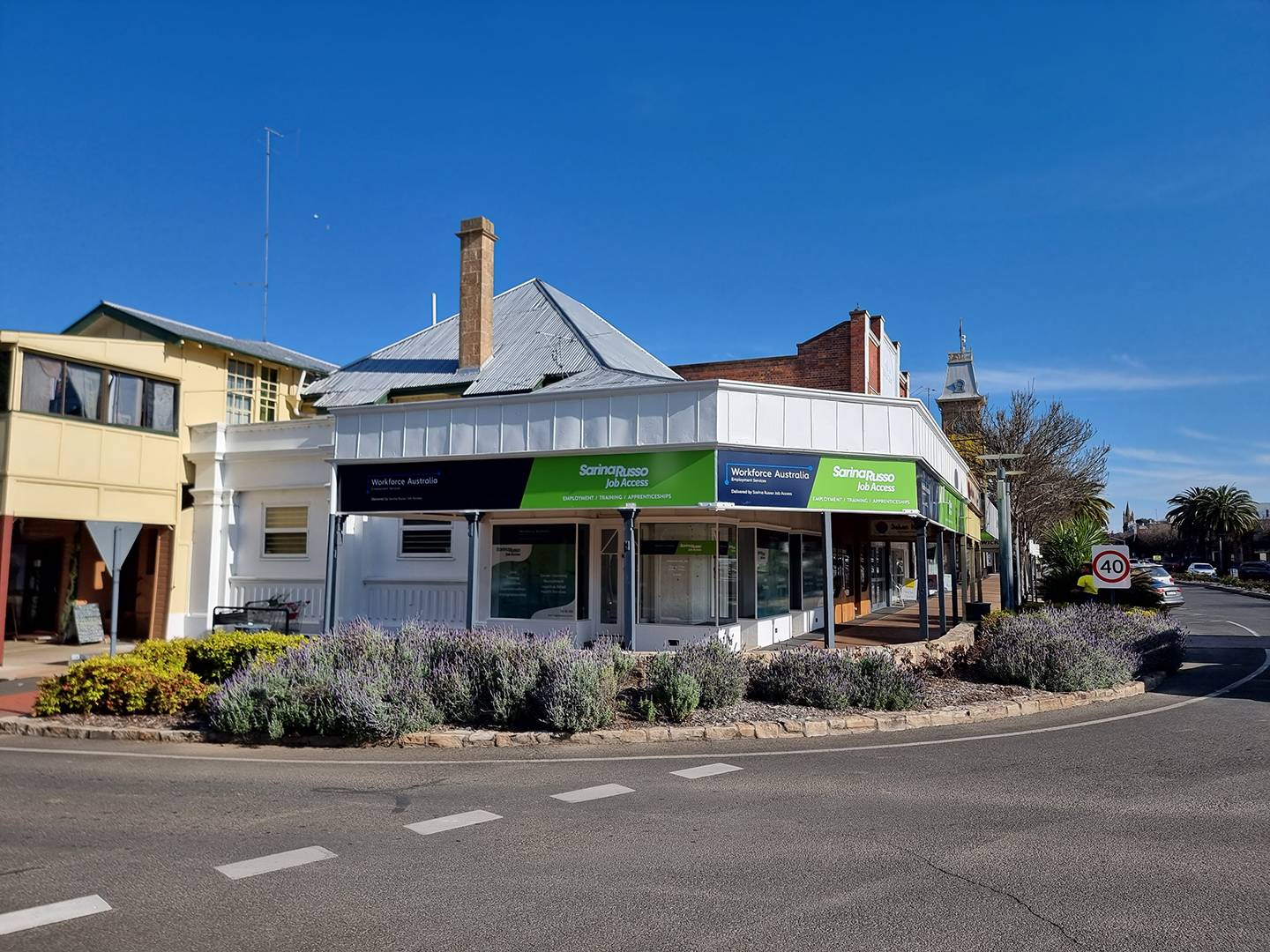 Sarina Russo Building Signage Warwick