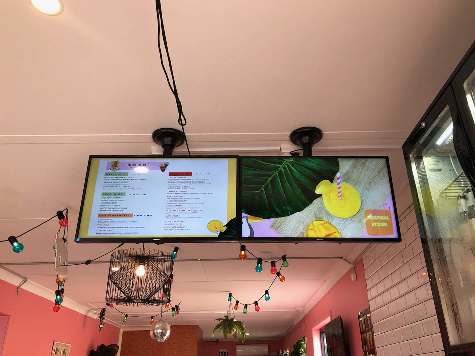 lcd menu boards