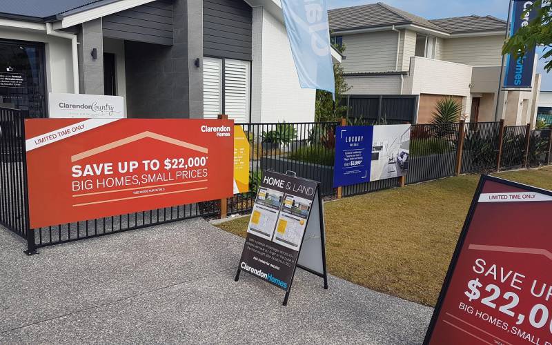 a frame promotional sign