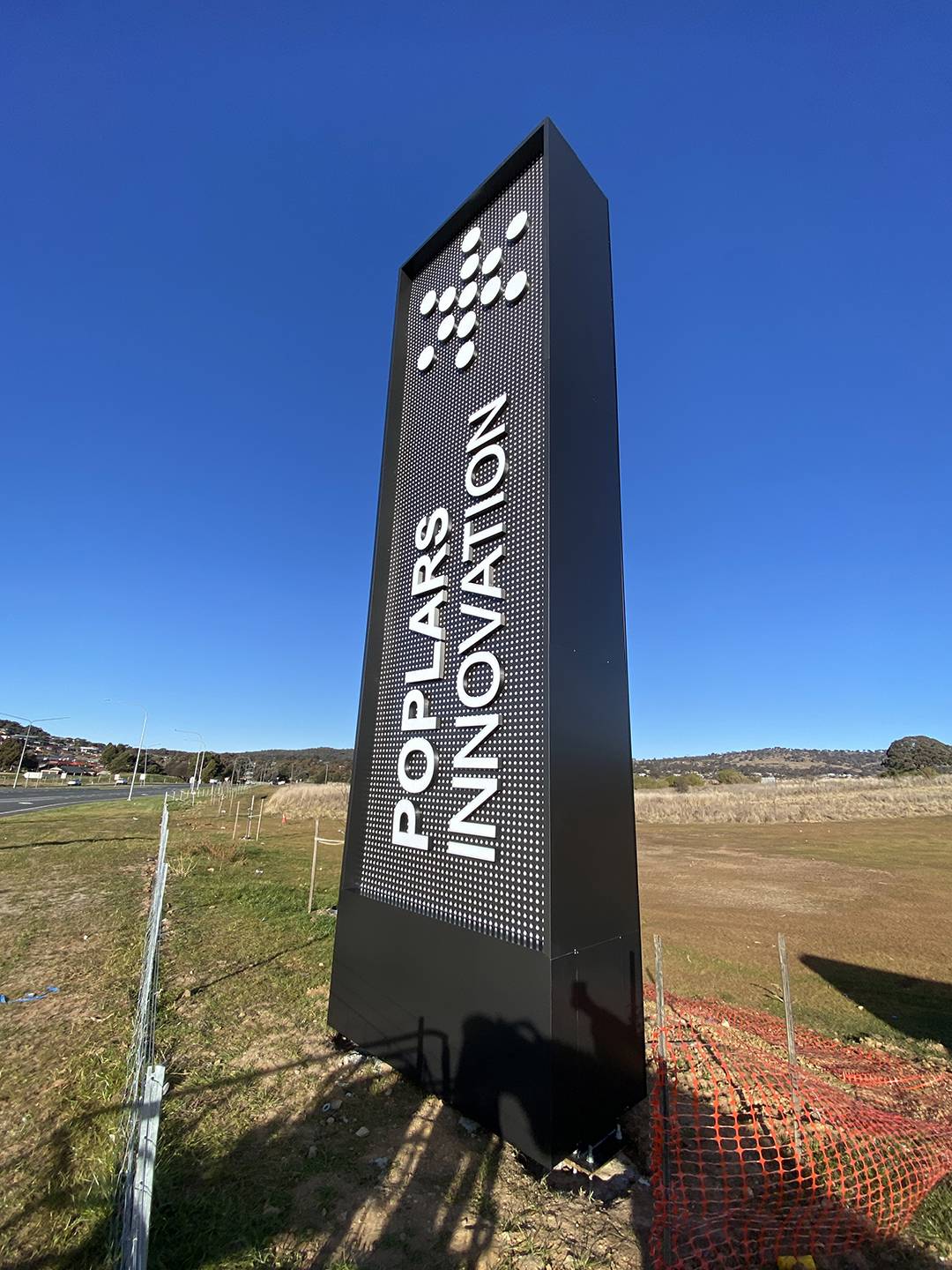 BMD Poplars Pylon Installed 