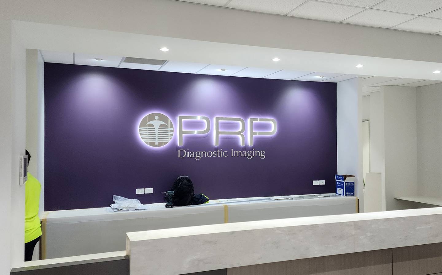 Panorama Radiology Specialists Reception Signage