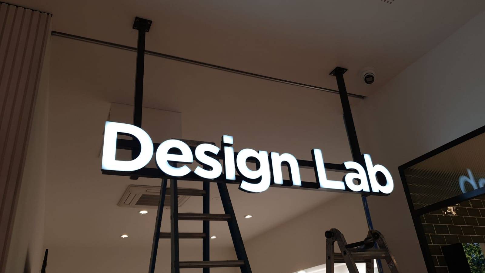internal illuminated fabricated letters