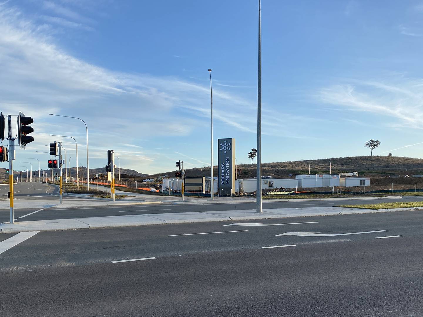 BMD Poplars Pylon Installed 